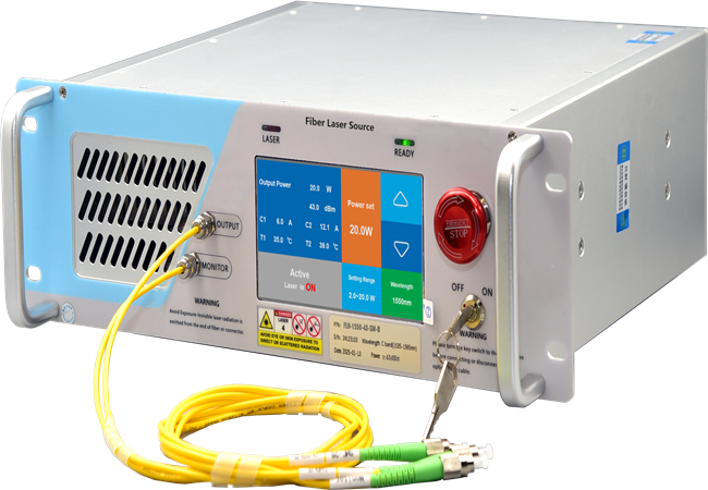 2000nm高功率台式单模光纤耦合光源