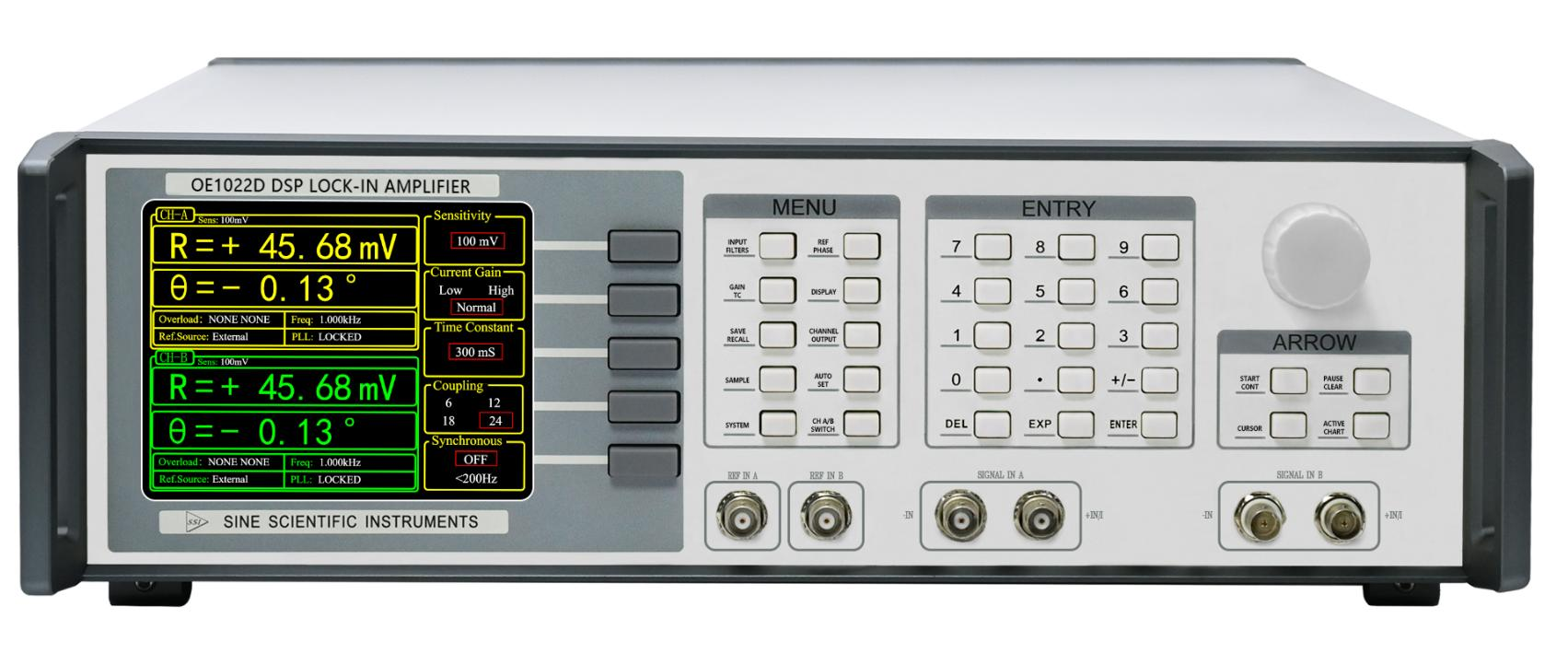 OE1022D-双通道锁相放大器 频率1mHz - 102 kHz